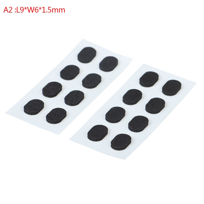 Coussinets de nez en mousse souple unisexe, 8 paires, antidérapants, auto-adhésifs pour lunettes: A2