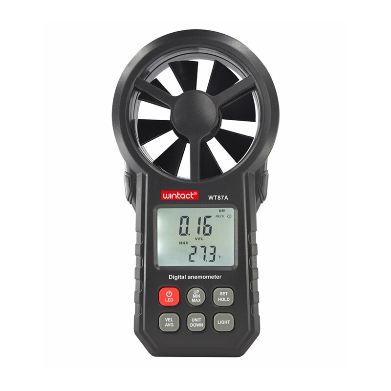 Handheld WT87A Digitale Anemometer Wind Meter Hoge Precisie Anemometer Lcd-scherm Mini Snelheid Meetinstrument: Default Title