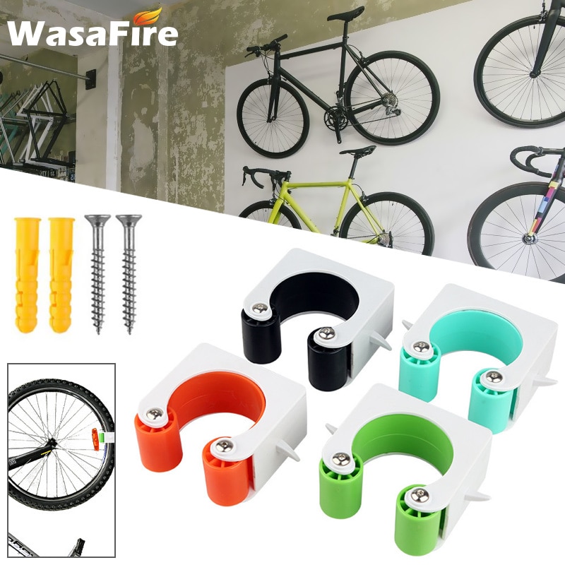 Bicycle Parking Rack Portable Mountain Bike Wall Buckle Mount Hook Indoor Screw Vertical Bike Storage Cycling Road Display Stand