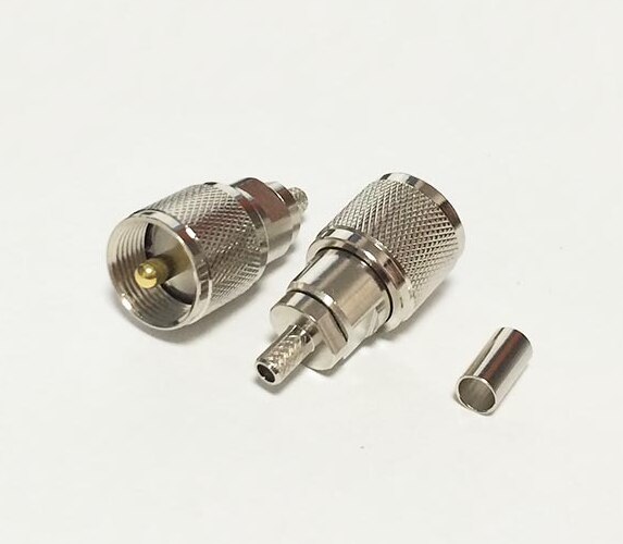 N Male Connector Clamp/Solder Attachment For RG58, RG55, RG141 - View #4