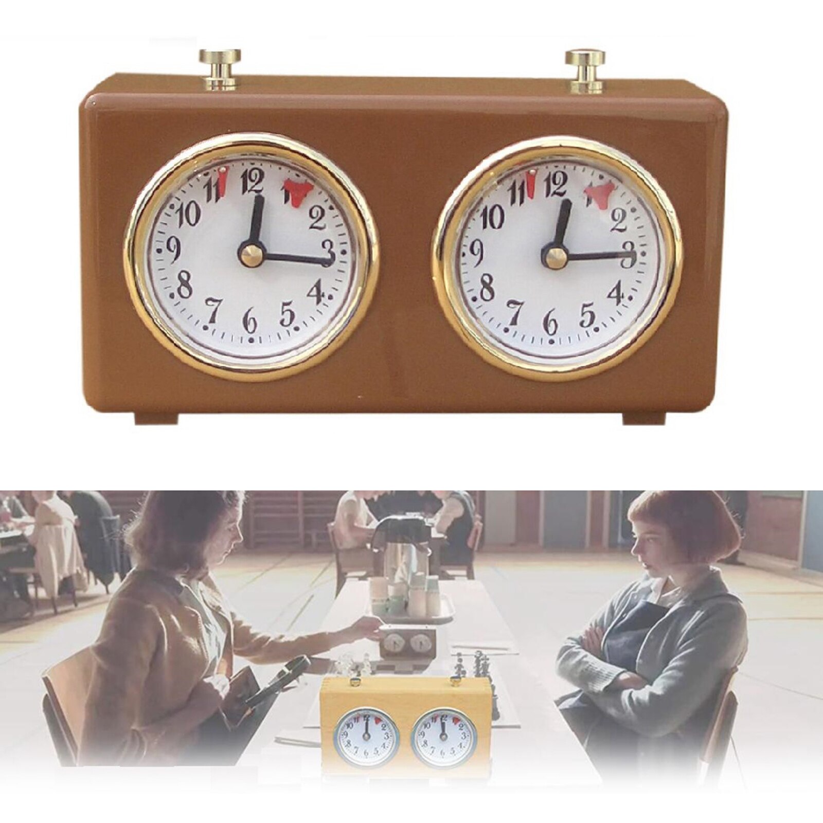Analoge Schaakklok Timer Mechanische Klok Timer Voor Board Games