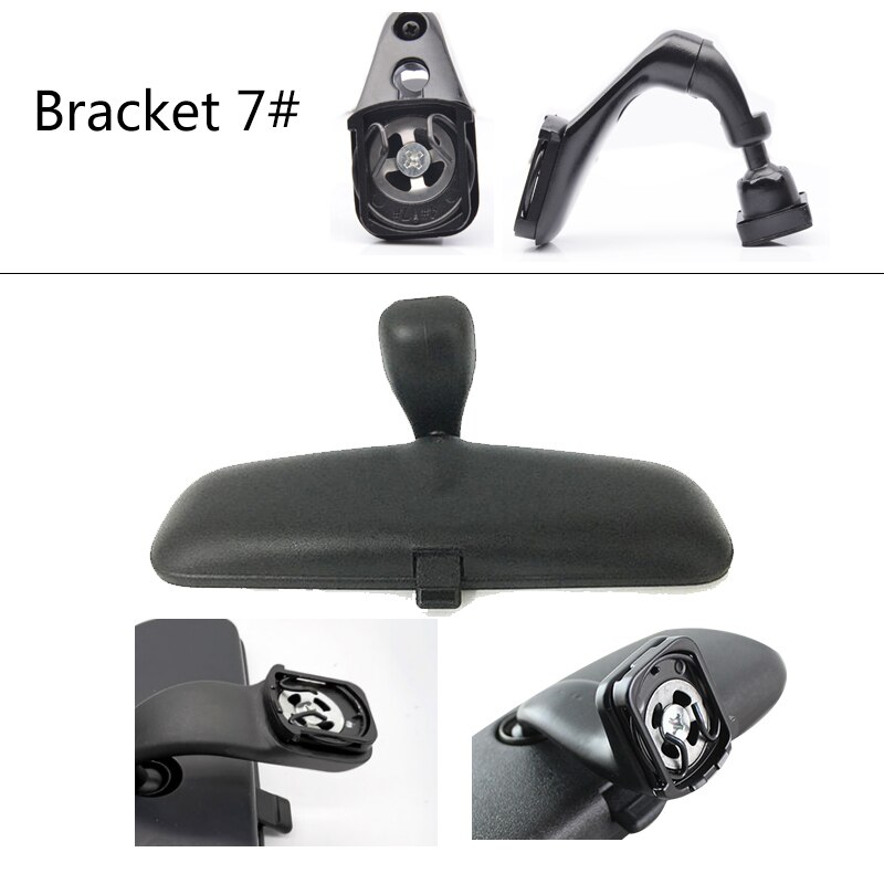 4.3 Inch TFT LCD Screen Car Rear View Mirror Monitor with Special Original Bracket 2 Video Input for Parking Assitance System: Bracket 7