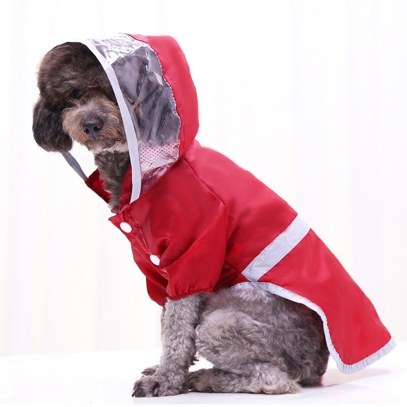 Solida hundkläder regnkläder för hundar super husdjurskläder söt vår sommar regnrock medelstora husdjur ropa para perro