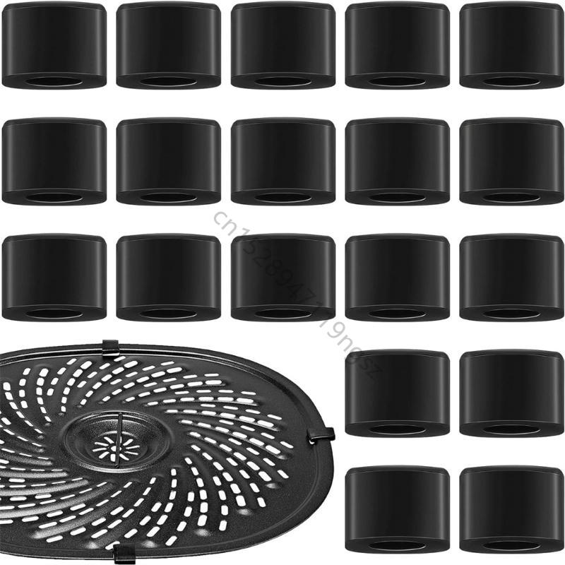 20Pcs Air Fryers Component Protectors Air Fryer Tray Feet Bumpers Air Fryer R9UD