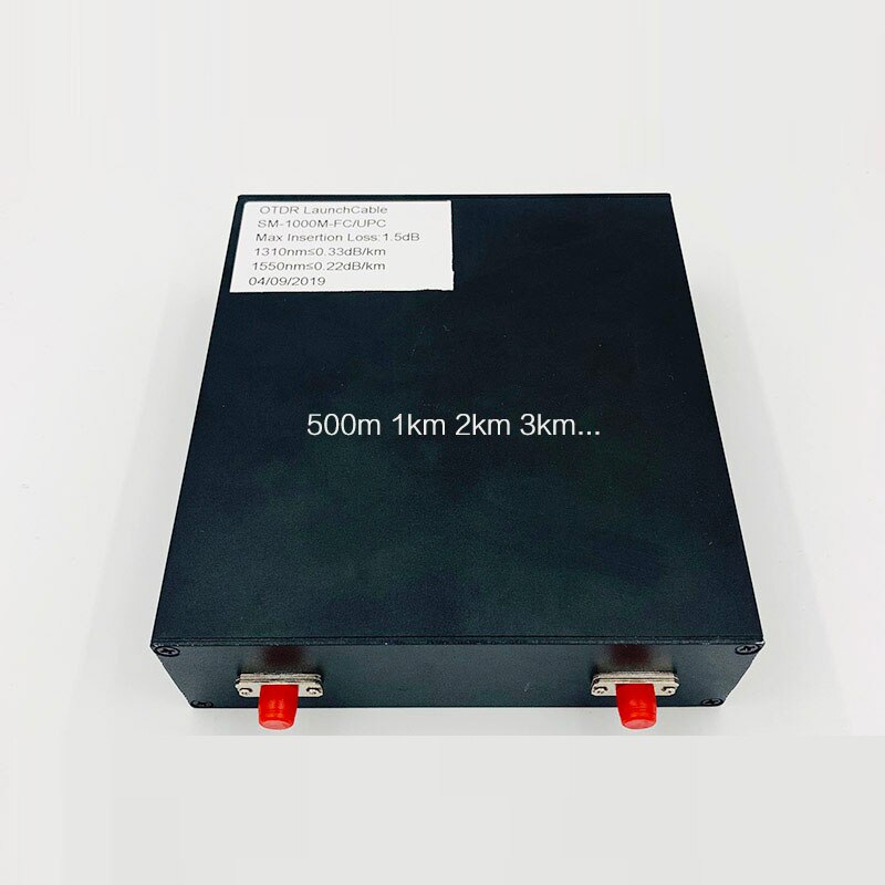 1000M Otdr Launch Kabelbox Test Verlengkabel Otdr Singlemode 9/125um 1310/1550nm Glasvezel Tester
