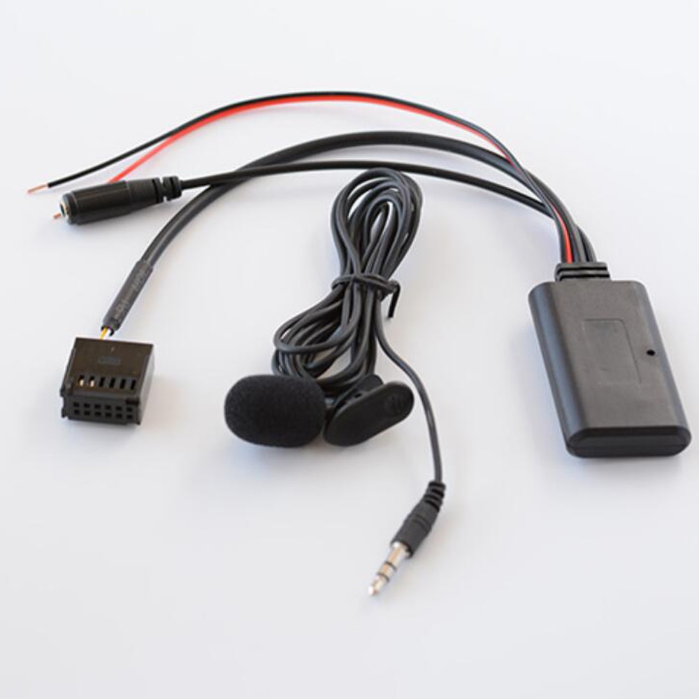 Biurlink 150Cm 6000cd Aux Input Adapter Microfoon Handsfree Kabel 12Pin Interface Accessoires Voor Ford Focus Mondeo