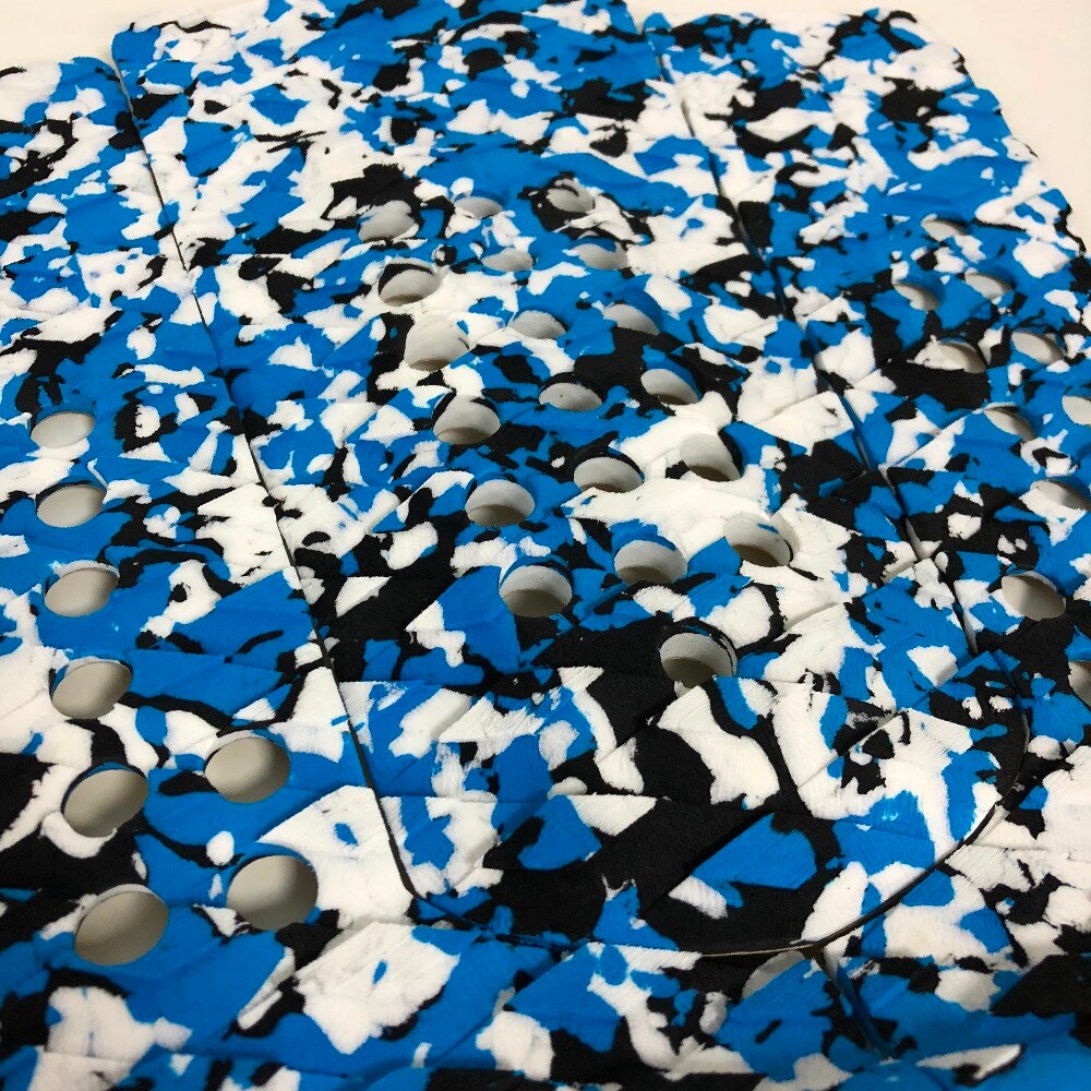 3pcs Surfboard Traction Pads Surf Pads 3M Glue Deck Pad EVA Deck Pad Grip Skimboard Adhesive Grips