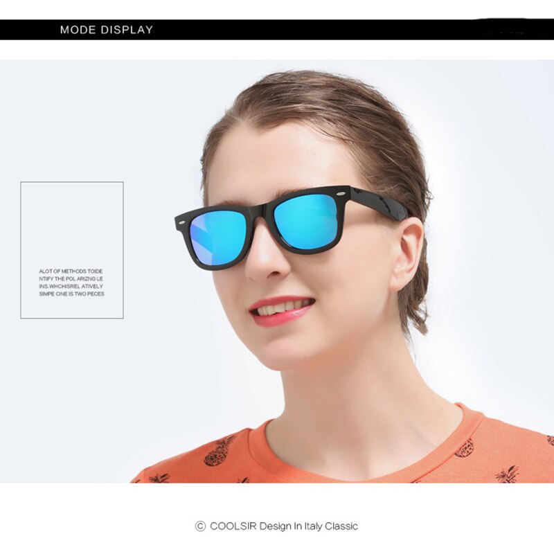 Classic Gepolariseerde Zonnebril Heren Rijden Spiegel Coating Punten Tortoise Frame Brown Lens Brillen Mannelijke Zonnebril UV400