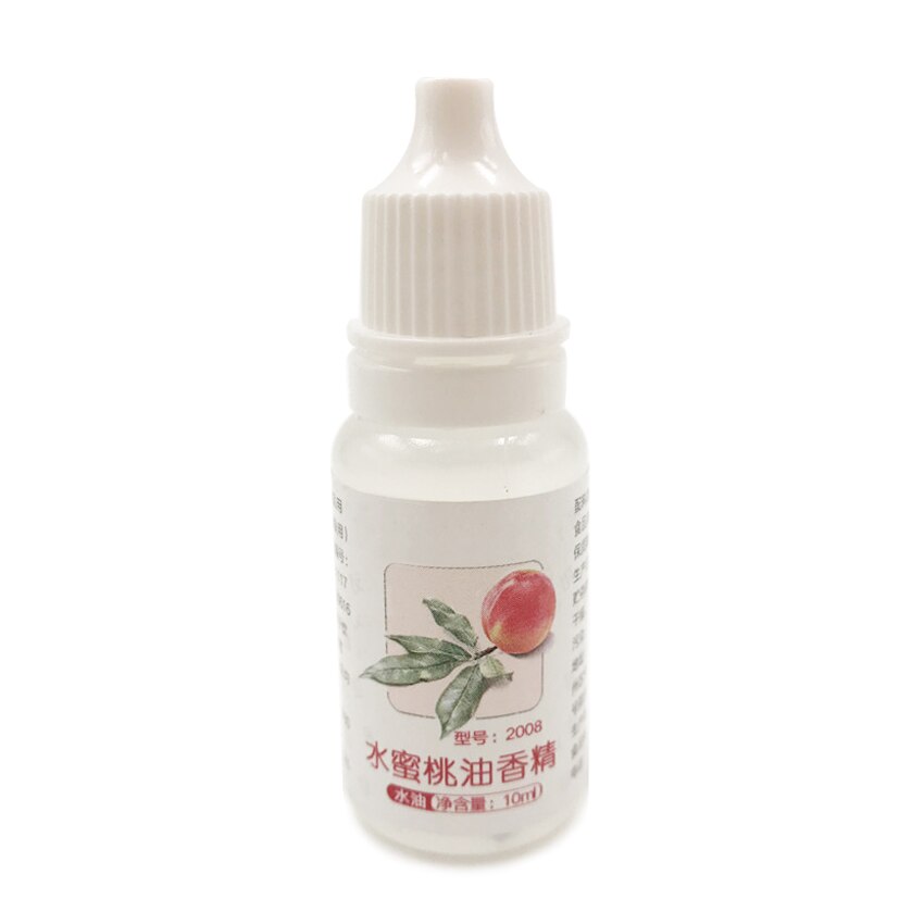 10ML Lebensmittel Klasse Aroma Magie Lebensmittel Duft Getränke Gelee Süssigkeit Speise Wesen Verwendet Für Backen Kekse Milch Handgemachte Seife gewürz: Pfirsich