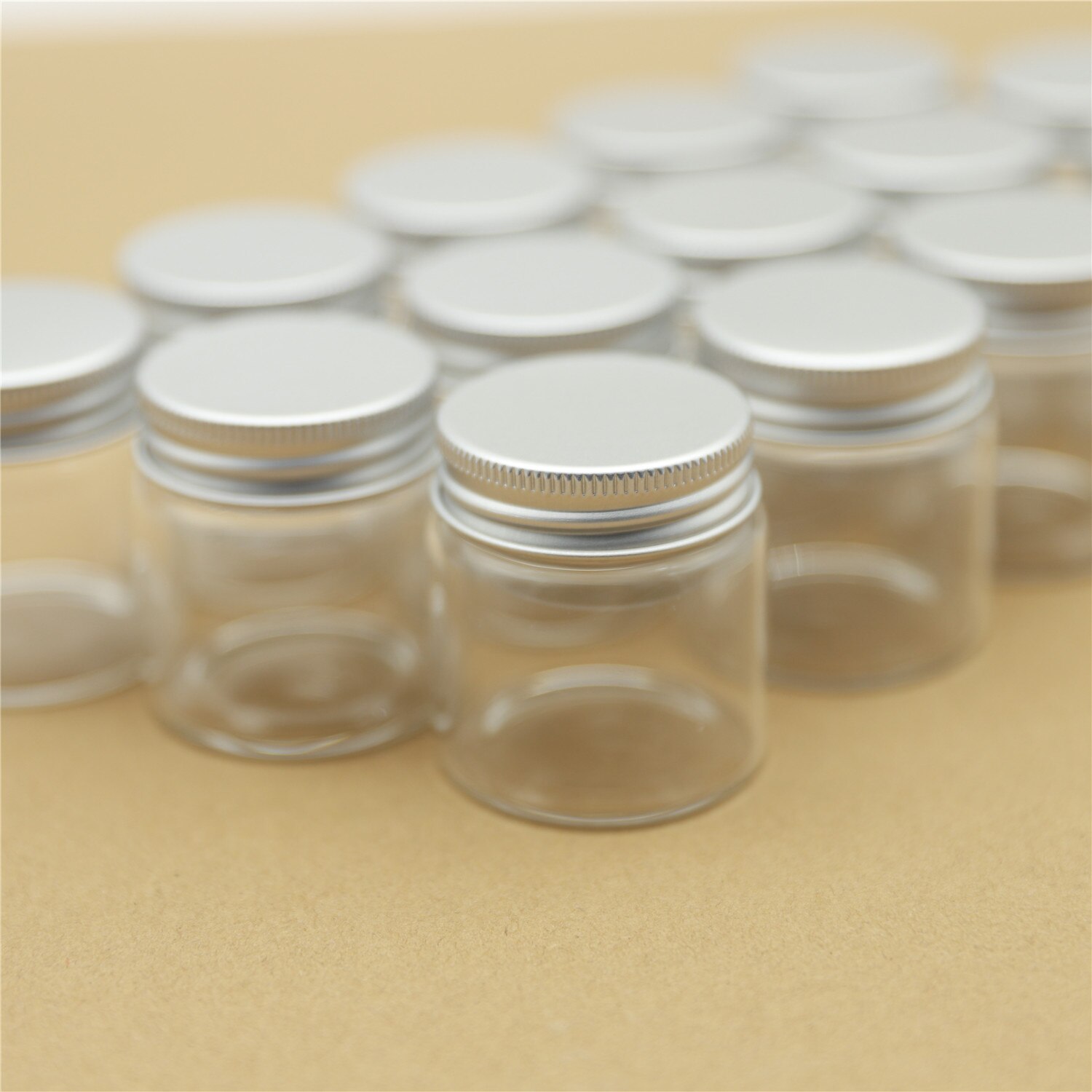 Amajoy 6 x 350 ml lege glazen flessen Nocturne likeurflessen met schroefdop, wijnfles jeneverfles azijn olie fles om te vullen