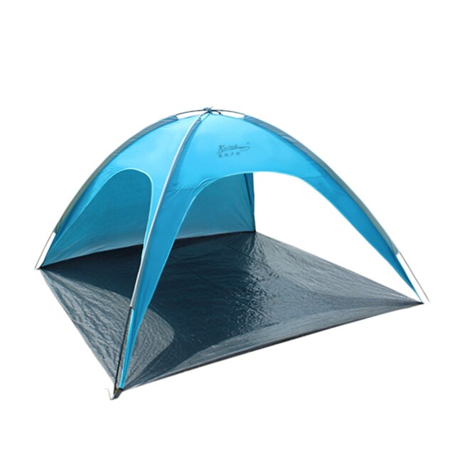 Tienda de campaña para la playa, refugio de protección solar de 3 a 3 personas, toldo de sombra fácil de llevar con bolsa para la playa, pesca, Picnic,: Azul cielo
