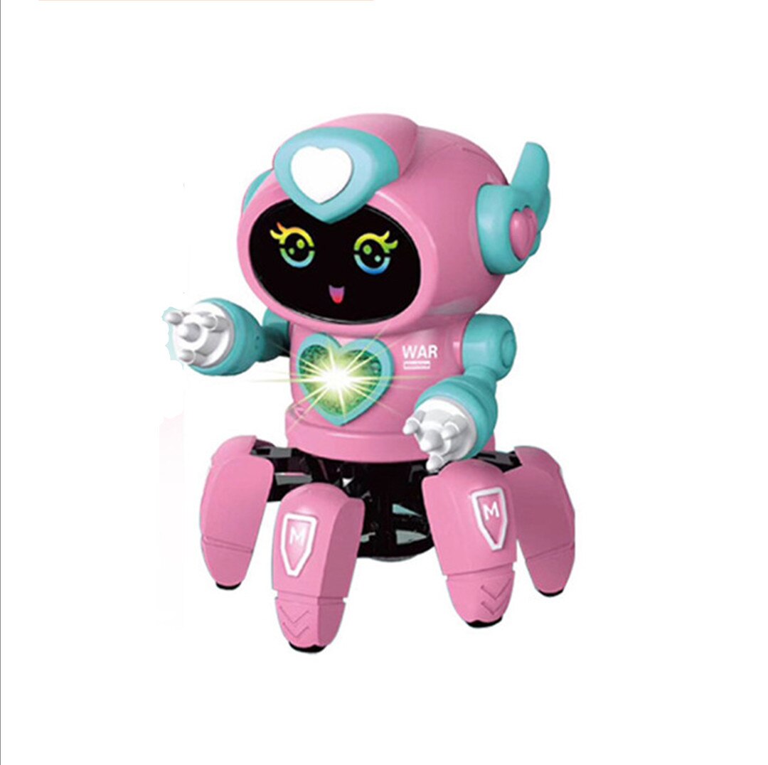 Intelligent Jouet de Danse Robot Six Griffes Danse Robot Intelligent LED Musique Nina Robot Jouet Pour Enfants D'anniversaire: JQRLZY04