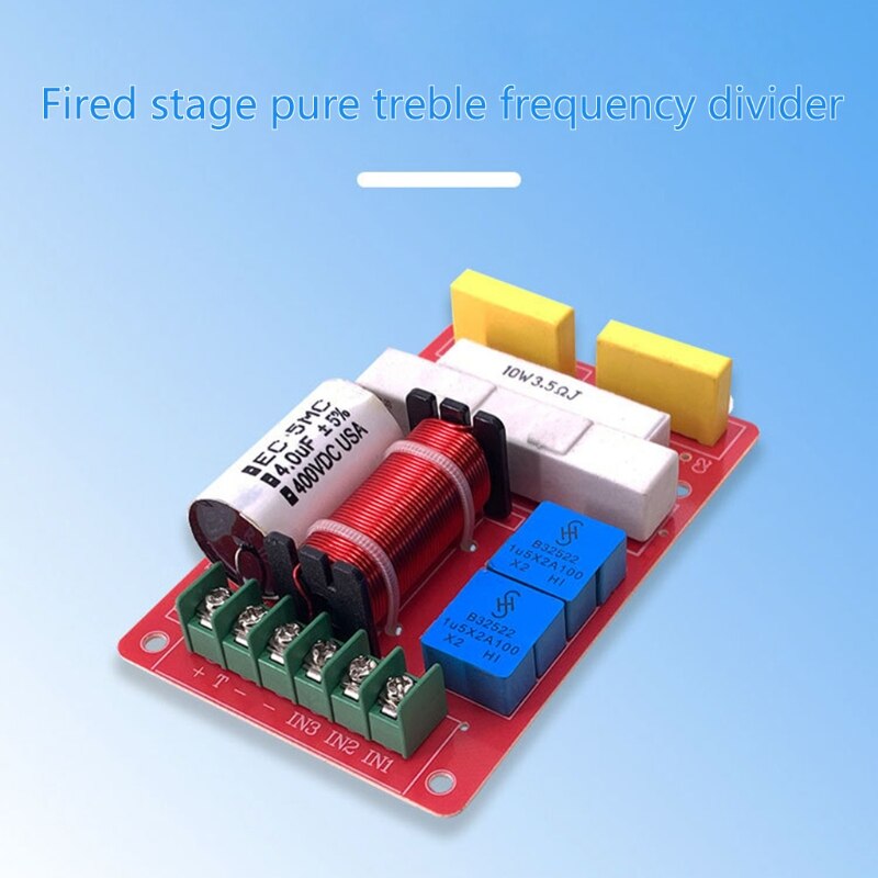 Divisor de frequência de alto-falante, 100w, pinça pura, filtro de cruzamento multiband ajustável