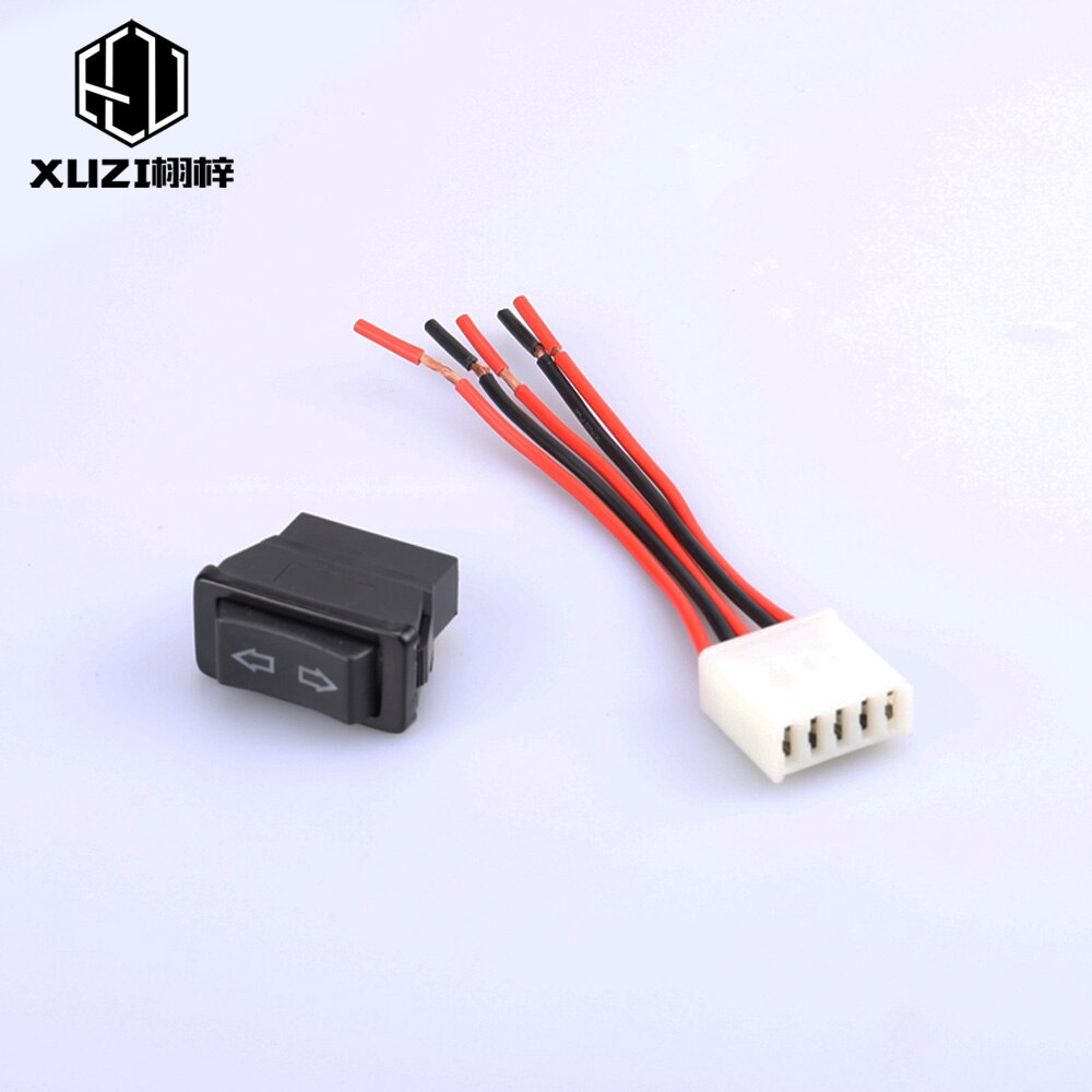 Cars 12V Pin for Window Switch Electric Switch Lifting Switch Control Momentary Car Window Truck Power Switch Vehicle socket: C Full set