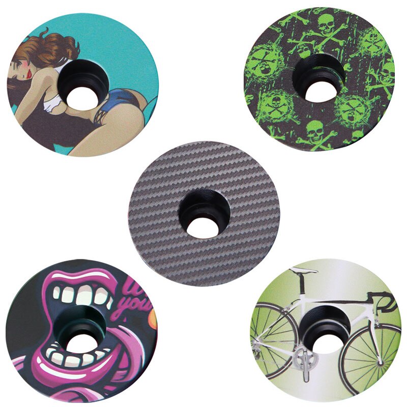 Fietsen Super Light Cool Mtb Racefiets Kom Cover Fiets Stem Top Cap Voor 28.6Mm Voorvork Headset Cap fietsen Accessoires