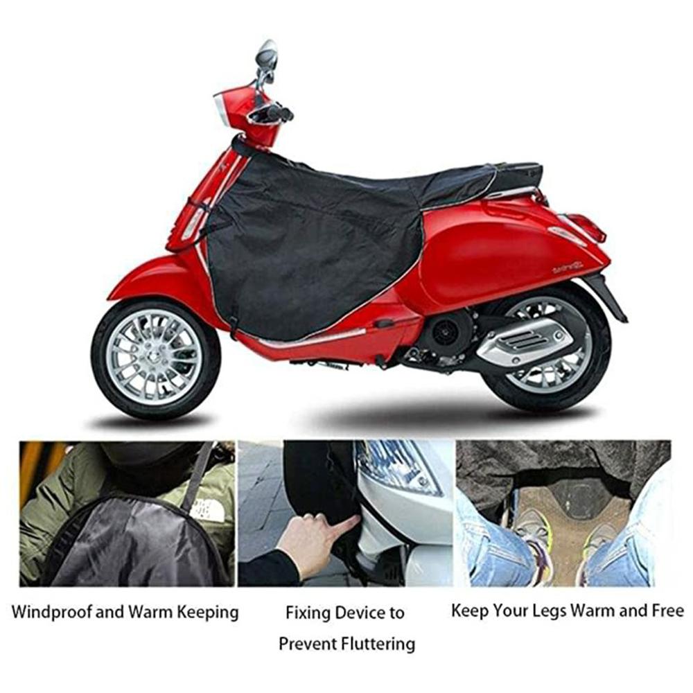 Universal Scooter Voorruit Quilt Winter Riding Winddicht Katoenen Rok Knie Taille Been Cover Elektrische Motorfiets Winddicht Cover