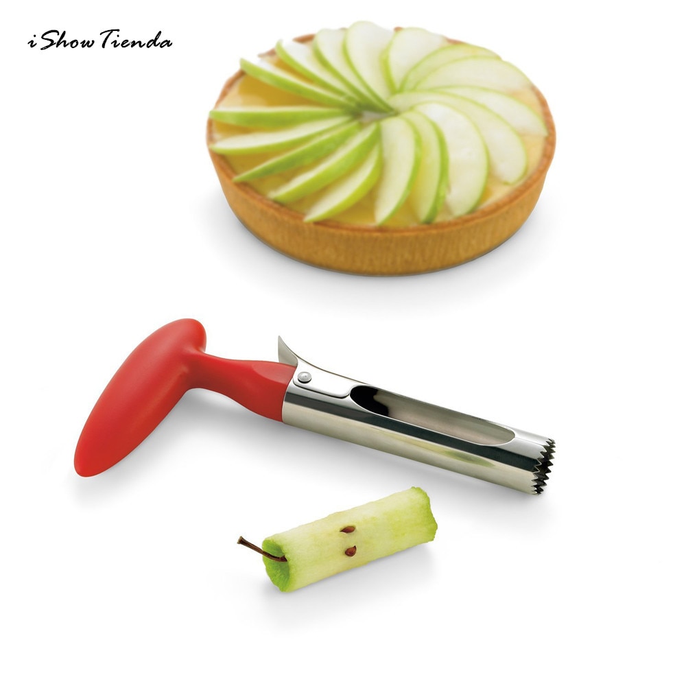 Vruchten Gereedschap Core Seed Remover Roestvrijstalen keuken Appelboor Apple Cutter Steel Slicer Groente Fruit Dunschiller