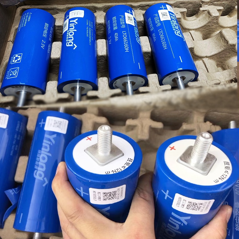 LTO 66160 2.3v 30ah 35ah 40ah Al Litio Cellula di Batteria Titanato 66160 10C 400A per Pacchetto Fai Da Te 12v 14.4v Potenza Azioni Lungo Ciclo di Vita