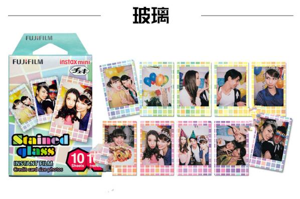140 Stuks Fotolijststickers Voor Instax Mini – 7 Leuke Stijlen – Perfect Voor FujiFilm 9/8/7S/70/26/50S/90