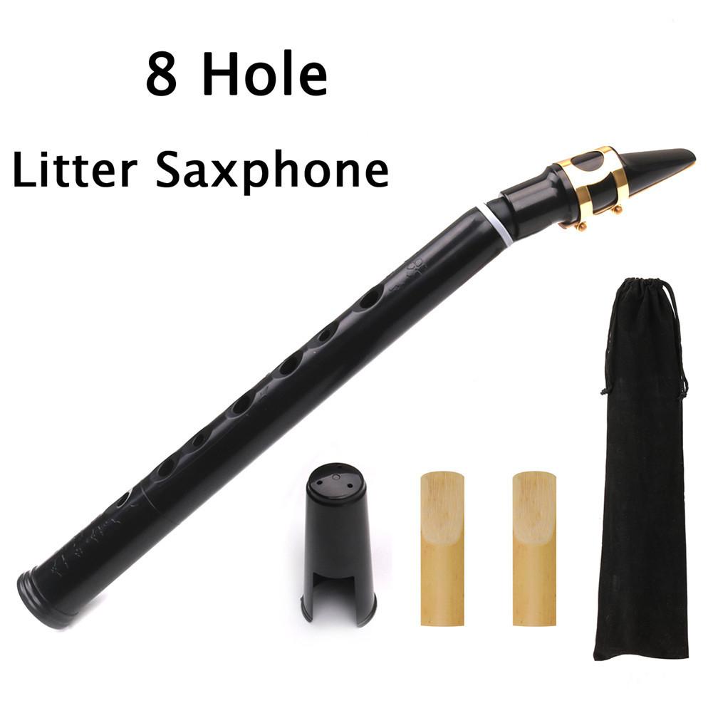 8-Hole Mini Saxofoon Pocket Sax Draagbare Met Draagtas Houtblazers Instrument Voor Amateurs Professionele Performers: Default Title