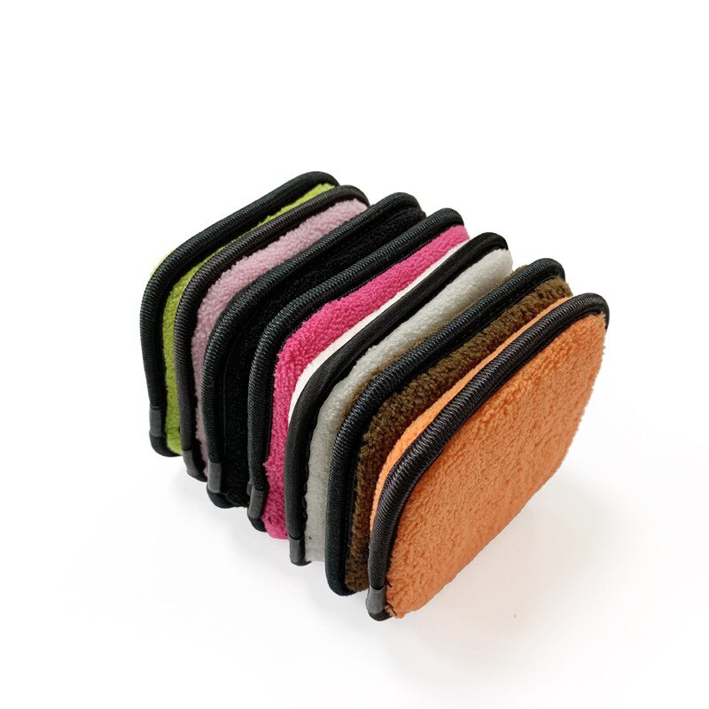 Almohadillas de tela de microfibra para limpieza facial, almohadillas quitamaquillaje, esponja cuadrada, toalla, removedor cosmético reutilizable, herramientas de maquillaje, 1 Uds.