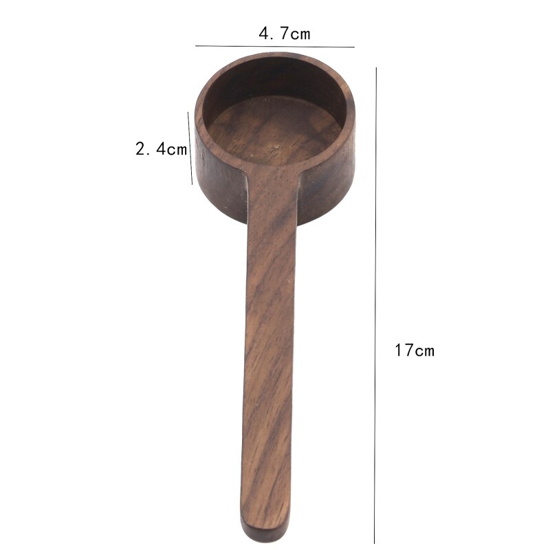8g/10g Walnut Wooden Measuring Spoon Scoop Coffee Beans Bar Kitchen Home Baking Tool Measuring Cup Measuring Tools For Kitchen