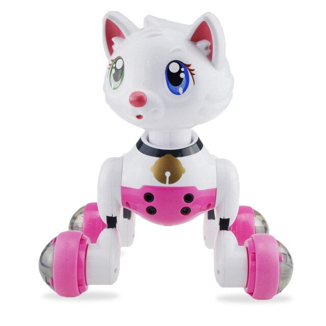 Smart Voice Control Cat Robot Dance With The Music Sing Electronic Pet Built-In Light Automatic Following Mode: Default Title