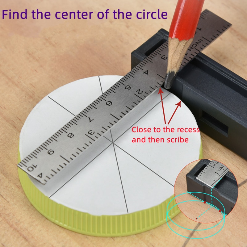 High-precision 7/12inch Speed Square Aluminum Alloy Triangle Ruler Square for Measuring Tool Metric Angle Protractor Spirit Leve