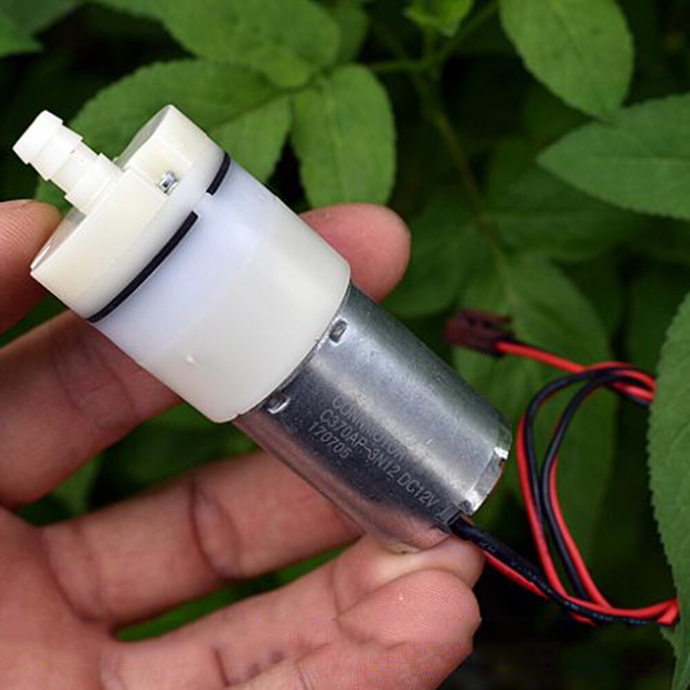 Mini Electric 370 Air Oxygen Pump DC 6V-18V 12V 9V Booster Air Pump Fish Tank Aeration Atmospheric Port DIY Fish Tank Aquarium