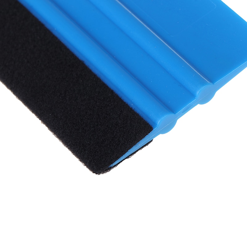 Vinylfolie kort gummiskraber bilfolie indpakning ruskind filt skraber auto bil styling klistermærke tilbehør vindue farvetone værktøjer