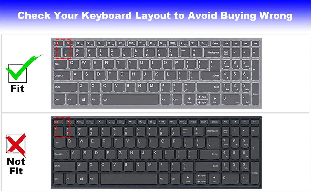 Laptop-Tastaturabdeckung Schutzfolie für Lenovo IdeaPad schlank 3i 15 3 15 Gen 8 2023 15IRU8 15IAN8 15ABR8 15AMN8 15IAH8 15,6''