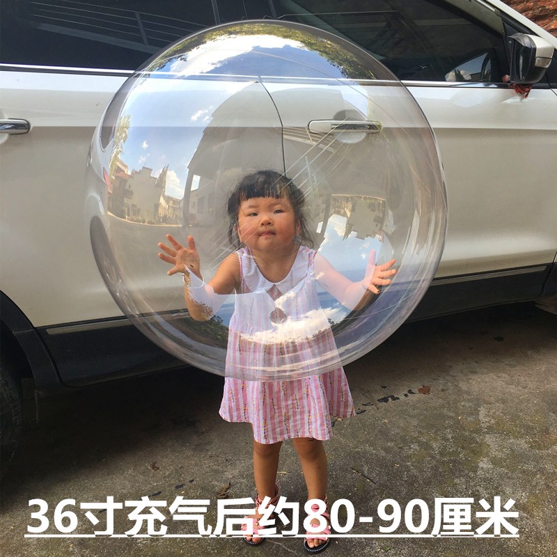 Globo transparente de helio inflable para niños, globo transparente de PVC de 12/20/24/36 pulgadas, decoración para de cumpleaños y boda, juguete