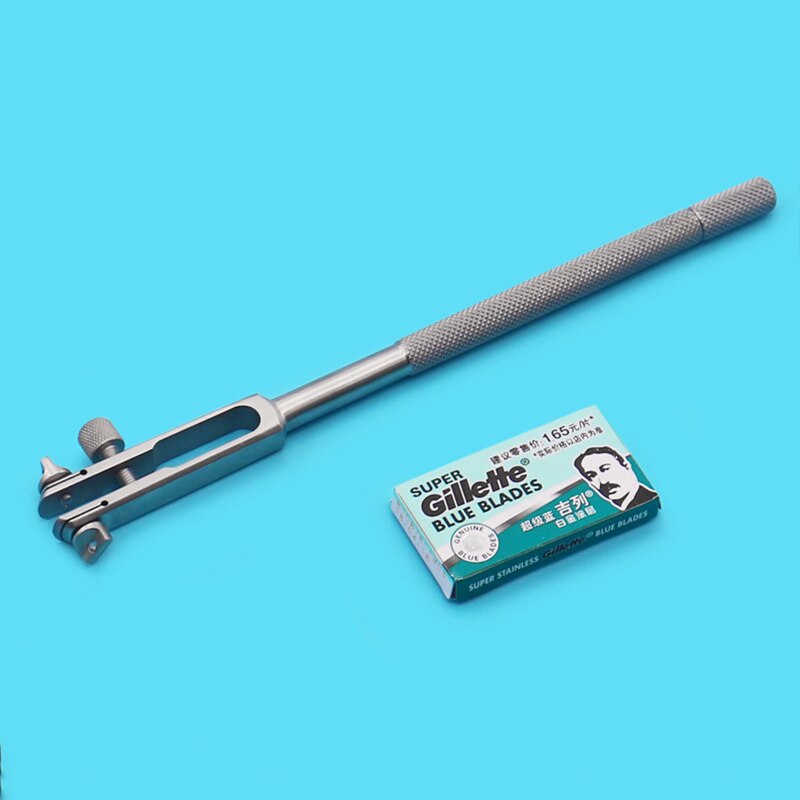 Rvs Neus Vleesmes Plastic Instrument Neus Tool Prothese Siliconen Reparatie Mes