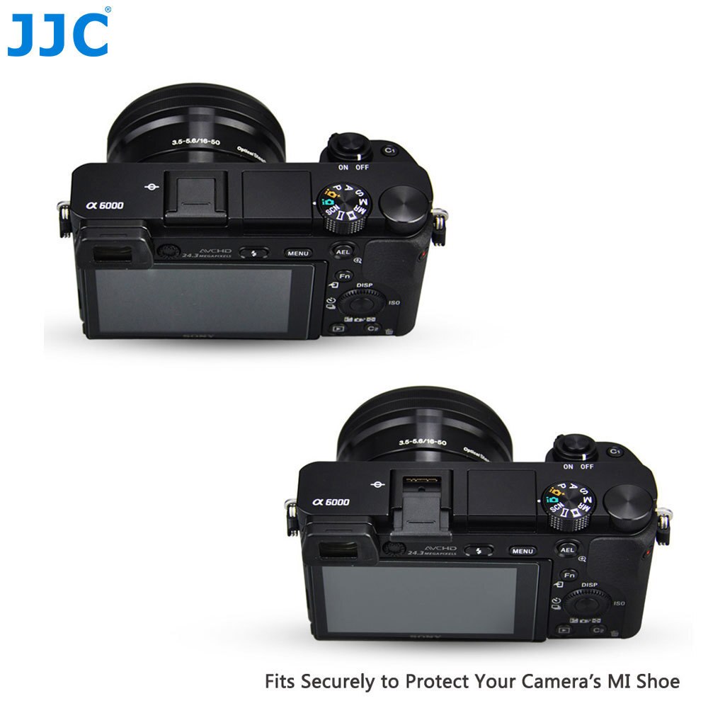 JJC Kamera Schuh Startseite Schutz Kappe für Sony A7RIV A7III A6600 A6100 A6300 A6500 A6000 A99II A9II A7 Ersetzen sony FA-SHC1M