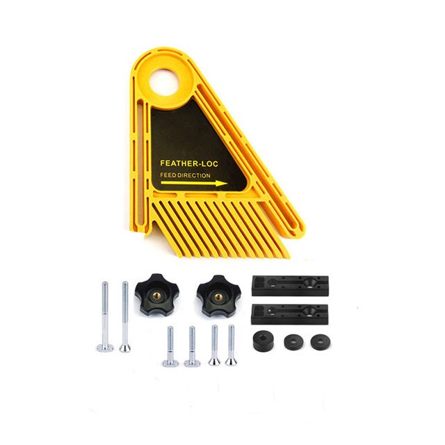 Woodworking Engraving Miter Double Machine Multi Purpose Table Slot Feather Loc Board set For Table saw Gauge Carving Tools: Gold