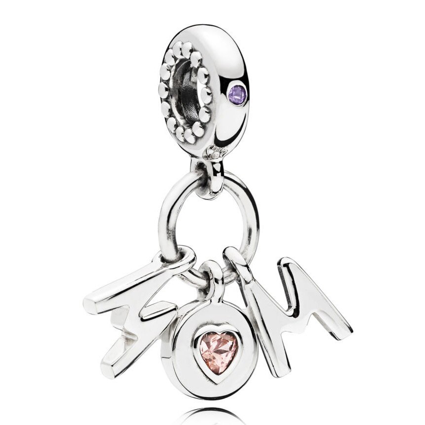 Pandora York podkreśla potrójny Monogram pióro duchowość wisiorek koraliki 925 srebro Charms Fit bransoletka DIY biżuteria: B905