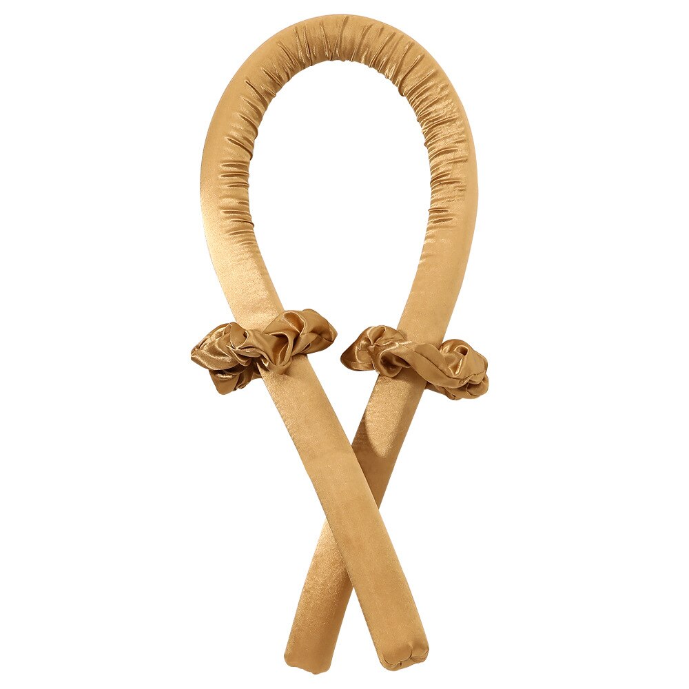 Ruban pour boucler les cheveux sans chaleur, rouleau pour cheveux, ruban pour boucler les cheveux: Or