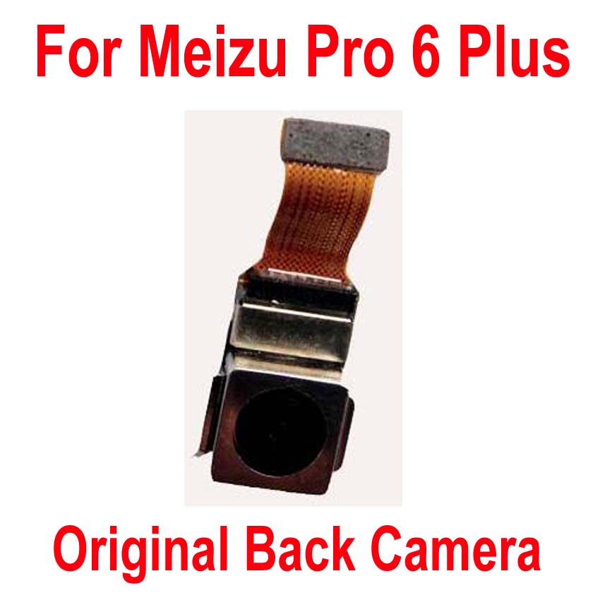 Originele Werken Belangrijkste Big Rear Terug Camera Modules Voor Meizu Pro6 Plus Pro 6 Plus M686H Telefoon Flex Kabel onderdelen