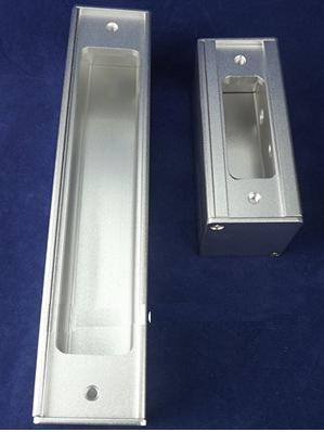 Aluminium Glazen Deur matched de elektronische slot op glas deurslot braket