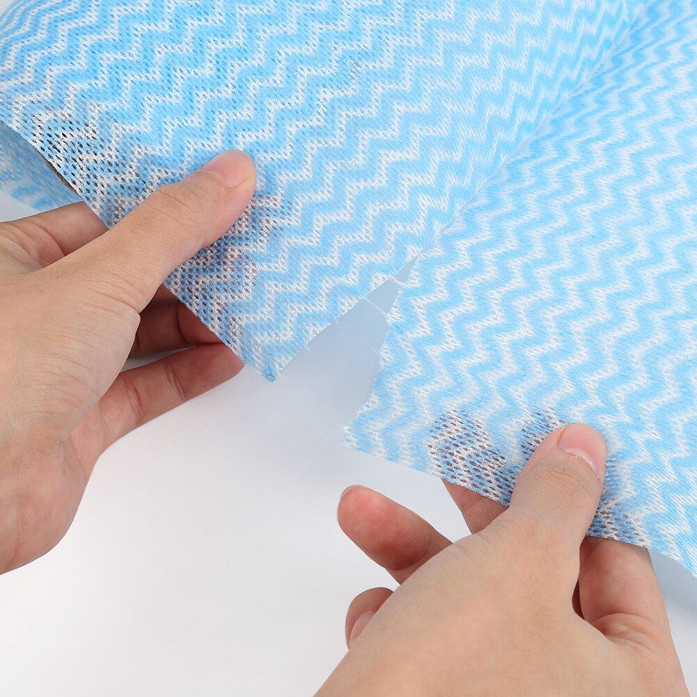 50 Uds./rollo de paño de limpieza de cocina desechable trapos no tejidos paño de fregar paño para la limpieza del baño