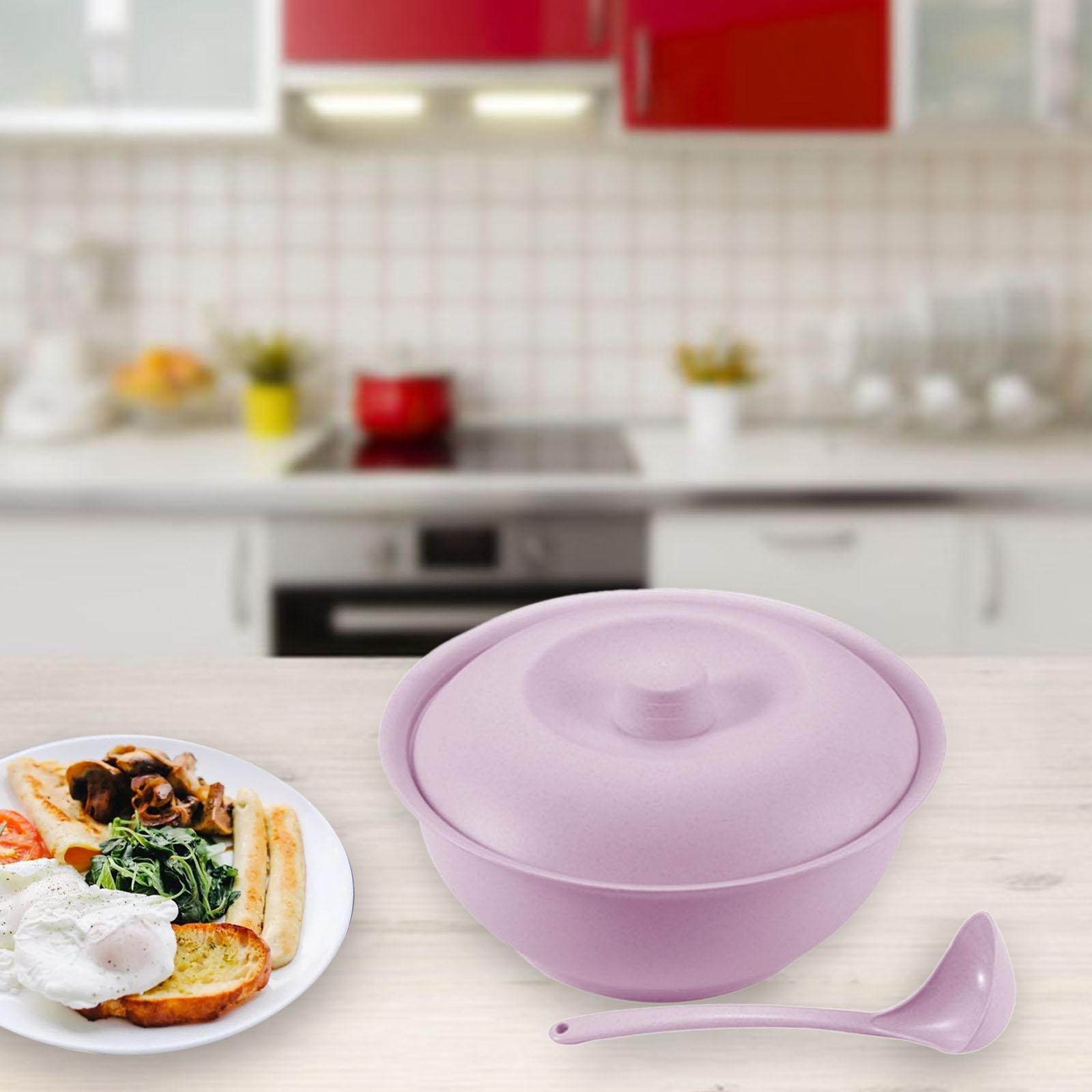 Cereal Bowls Set with Spoon Heat and Cold Resistant for Pasta Yogurt Cereal