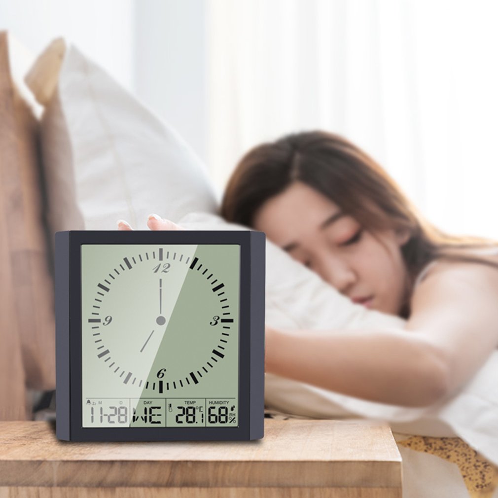 Thermometer En Hygrometer, Multifunctionele Digitale Display, Smart Home Woonkamer, Kan Worden Opgehangen, creatieve Klok