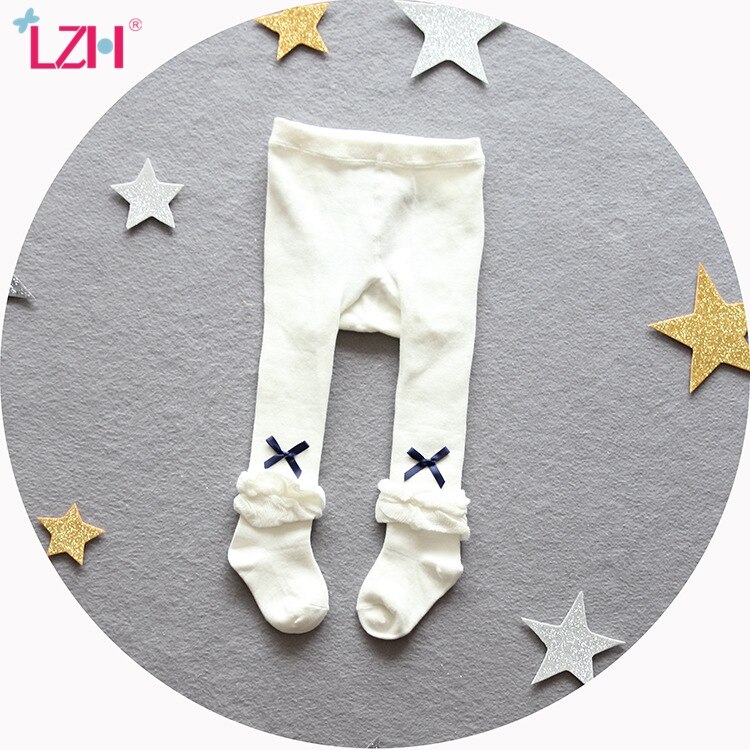 Autumn Newborn Baby Tights For Baby Girls Kids Stockings Solid Color Baby Girls Knitted Pantyhose Infant Clothes 1 2 3 Year