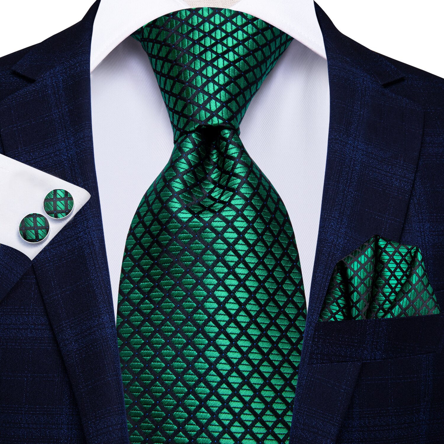 Hallo-Krawatte Grün Neue -Geschäft Paisley 100% Seide herren Krawatte Krawatte 8,5 cm Krawatten für Männer Formale luxus Hochzeit Gravata