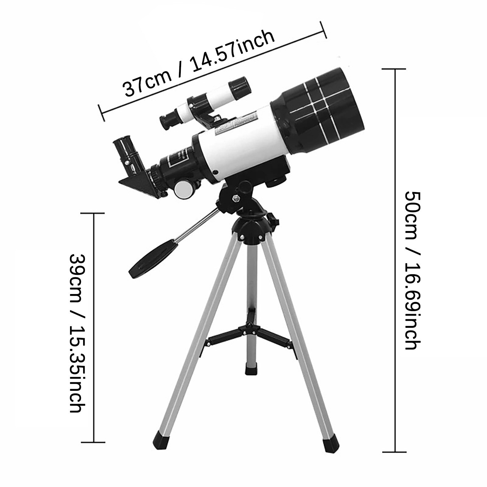 Professionele Zoom Astronomische Telescoop 150X Groothoek Krachtige Telescoop Nachtzicht Deep Space Star Moon View Monoculaire