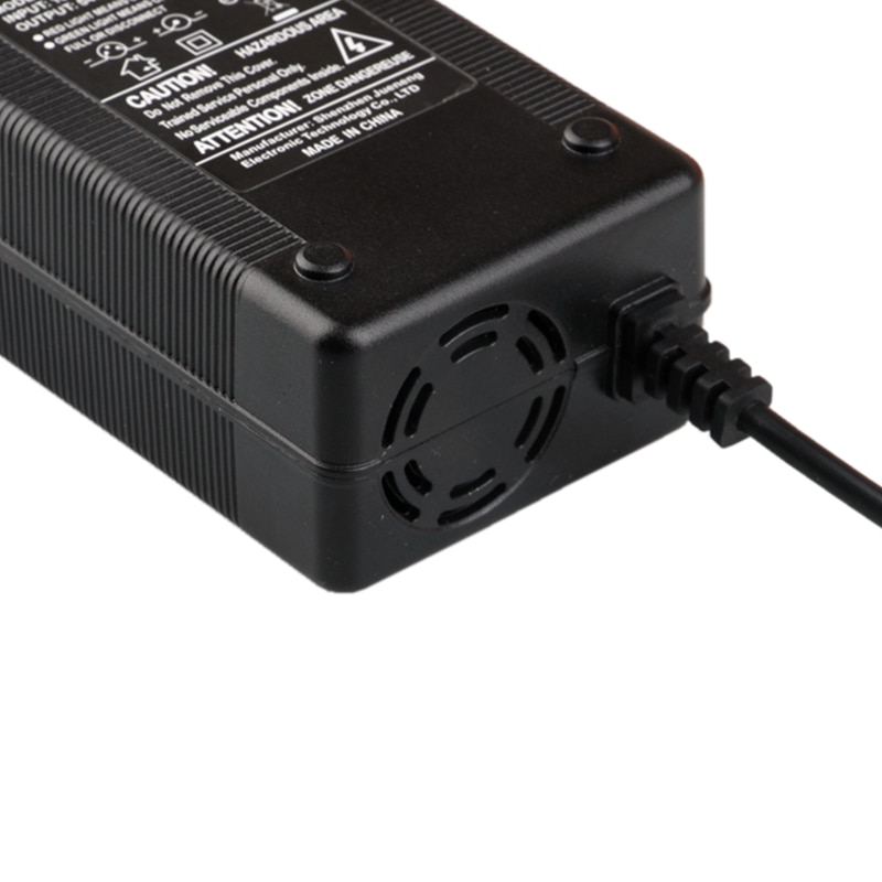 58.8v 3a batterilader til 14s 48v li-ion batteri elektrisk sykkel litium batterilader sterk varmespredning