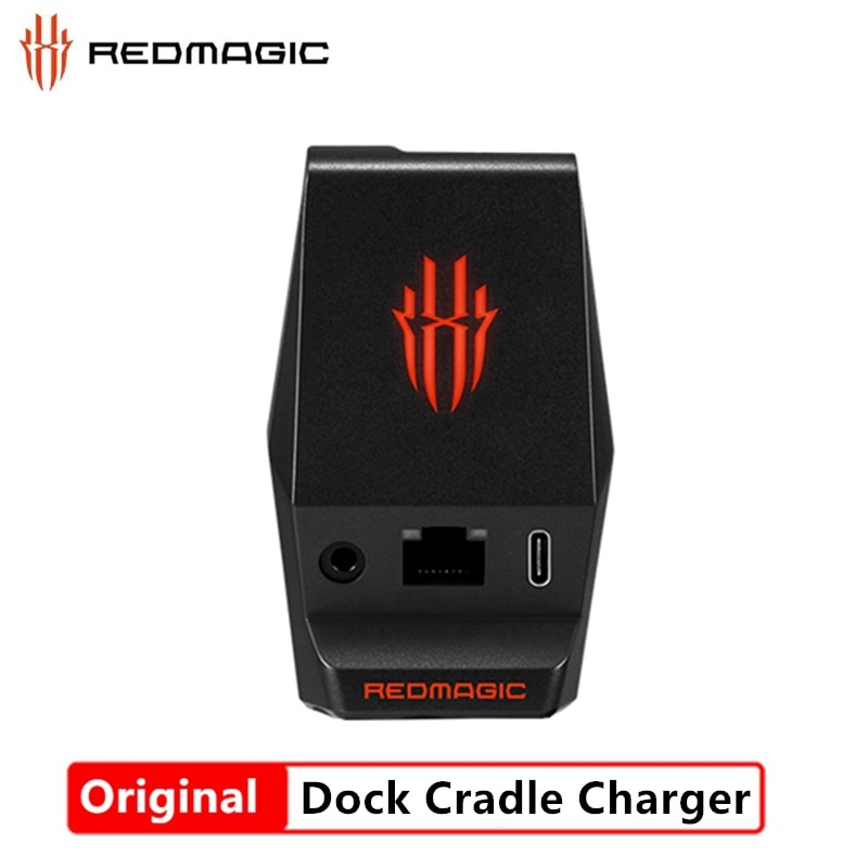 Original nubia RedMagic 5G Magic Adapter with Type-C Charging Port 3.5mm Headphone Jack 100mb Ethernet Port for Red Magic 5S