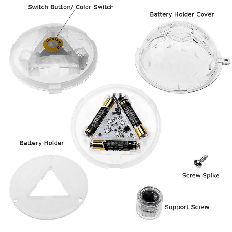 Sous-Marine flottante Éclairage LED Piscine Solaire Imperméable À L'eau Multi Changeant L'eau Flottant Lampe Décorative Colorée