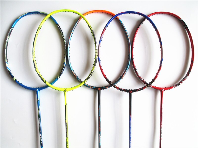 Kumpoo Badminton Racket Super Light 4U 80-84g Full Carbon Ball Control Racquet with 5 Colors L810OLB