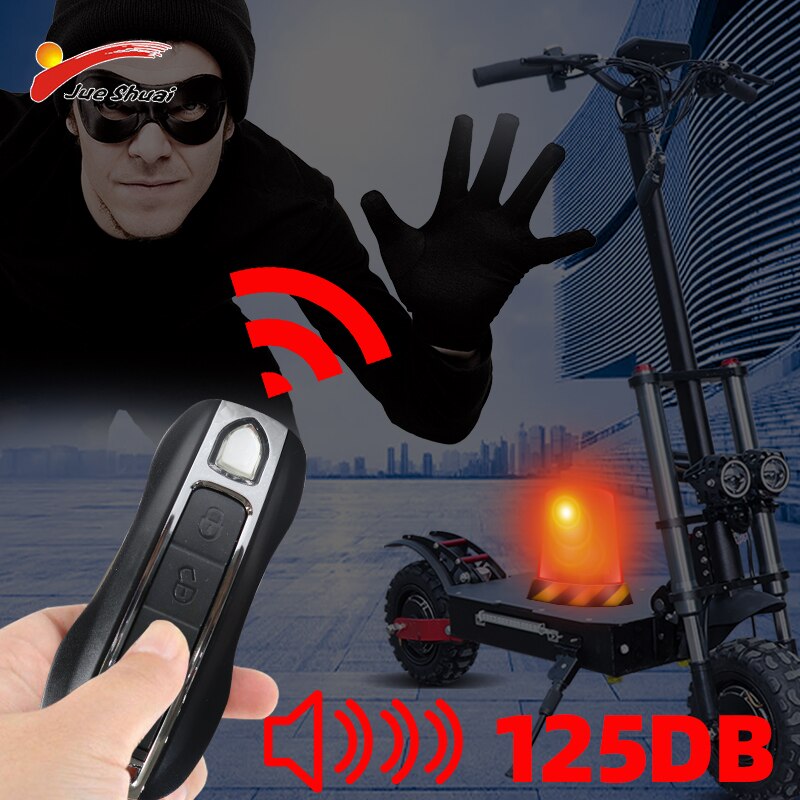 48V-72V Remote Control Alarm Motorcycle Security System Electric Scooter Theft Protection E Bike Moto Scooter Motor Alarm System